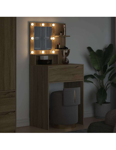 Tavoli da Trucco per Camera da Letto con cassetto Rovere Sonoma