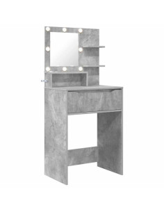 Tavoli da Trucco per Camera da Letto Grigio cemento 2