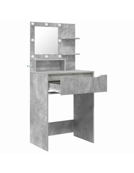 Tavoli da Trucco per Camera da Letto Grigio cemento