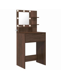 Tavoli da Trucco per Camera da Letto Rovere Marrone 2