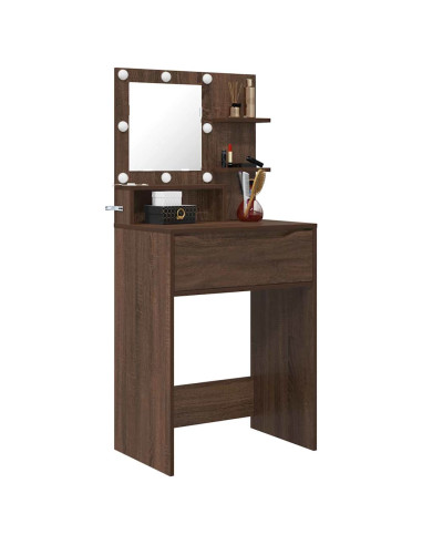 Tavoli da Trucco per Camera da Letto Rovere Marrone