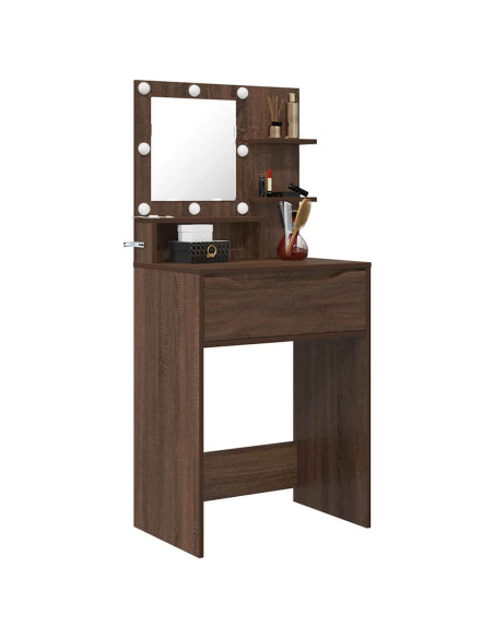 Tavoli da Trucco per Camera da Letto Rovere Marrone