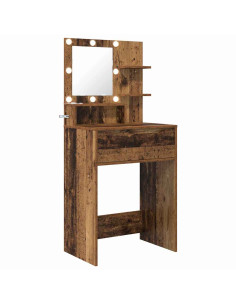 Tavoli da Trucco per Camera da Letto con cassetto Legno vecchio 2