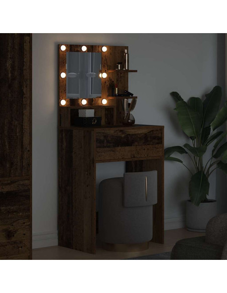 Tavoli da Trucco per Camera da Letto con cassetto Legno vecchio