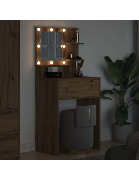 Tavoli da Trucco per Camera da Letto Rovere artigianale