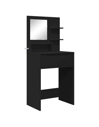 Tavoli da Trucco per Camera da Letto Nero 80 x 39,6 x 135 cm