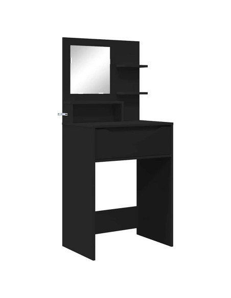 Tavoli da Trucco per Camera da Letto Nero 80 x 39,6 x 135 cm