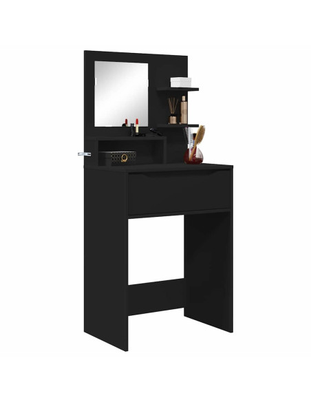 Tavoli da Trucco per Camera da Letto Nero 80 x 39,6 x 135 cm