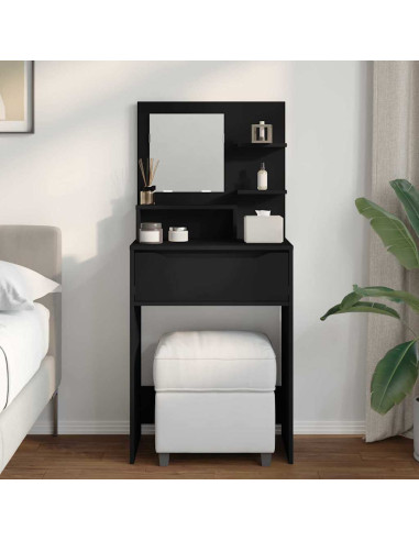 Tavoli da Trucco per Camera da Letto Nero 80 x 39,6 x 135 cm