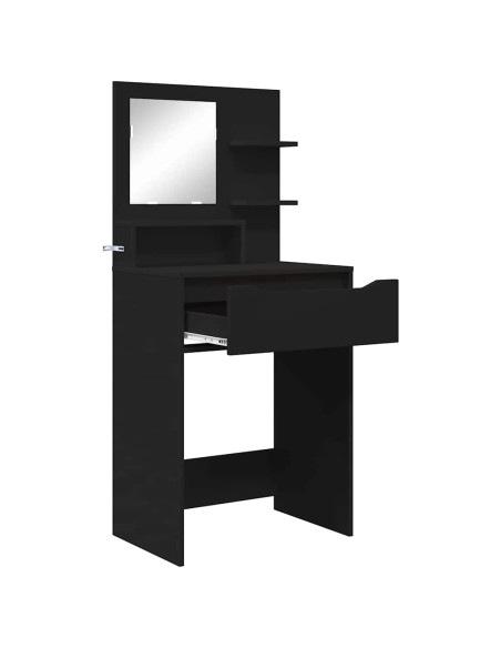 Tavoli da Trucco per Camera da Letto Nero 80 x 39,6 x 135 cm