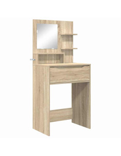 Tavoli da Trucco per Camera da Letto con cassetto Rovere Sonoma 2