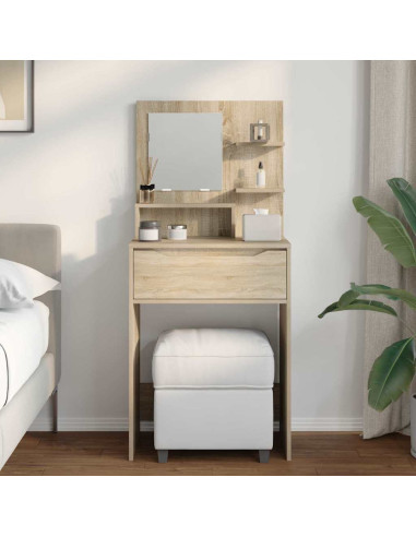 Tavoli da Trucco per Camera da Letto con cassetto Rovere Sonoma