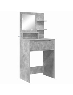 Tavoli da Trucco per Camera da Letto Grigio cemento 2
