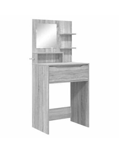 Tavoli da Trucco per Camera da Letto con cassetto Grigio Sonoma