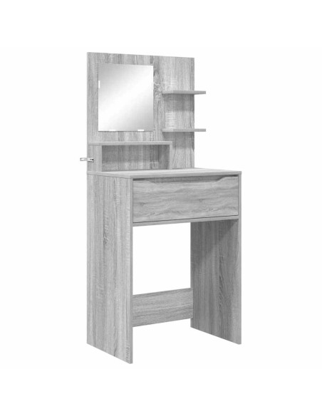 Tavoli da Trucco per Camera da Letto con cassetto Grigio Sonoma