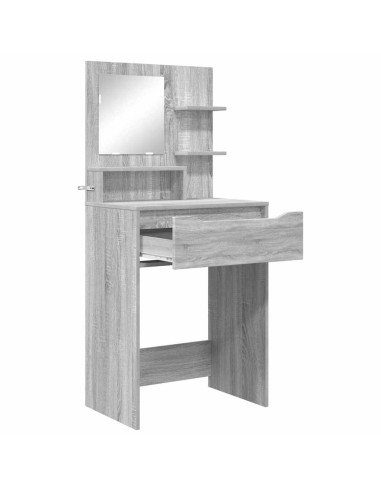 Tavoli da Trucco per Camera da Letto con cassetto Grigio Sonoma
