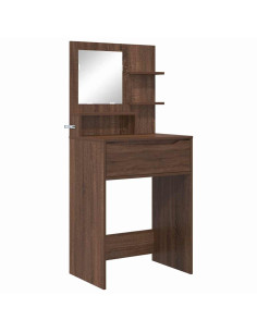 Tavoli da Trucco per Camera da Letto Rovere Marrone 2