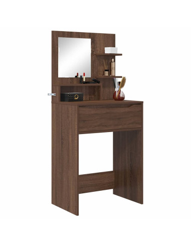 Tavoli da Trucco per Camera da Letto Rovere Marrone