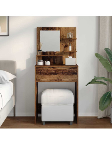 Tavoli da Trucco per Camera da Letto con cassetto Legno vecchio