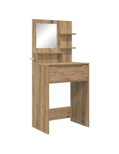 Tavoli da Trucco per Camera da Letto Rovere artigianale 2