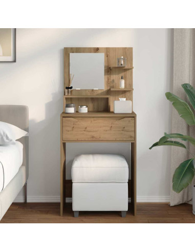 Tavoli da Trucco per Camera da Letto Rovere artigianale