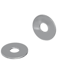 Rondelle 2 pcs Argento 18 x 18 x 1,2 mm Ferro 2