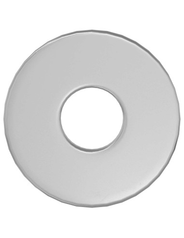 Rondelle 12 pcs Argento 18 x 18 x 1,2 mm Ferro