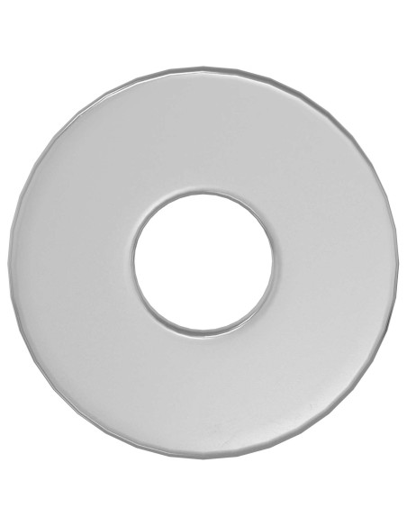 Rondelle 12 pcs Argento 18 x 18 x 1,2 mm Ferro
