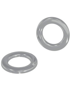 Rondelle 2 pcs Argento 10 x 10 x 0,8 mm Ferro 2