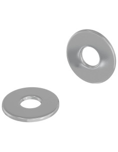 Rondelle 2 pcs Argento 12 x 12 x 1,2 cm Ferro 2