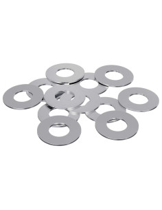 Rondelle 12 pcs Argento 16 x 16 x 1,5 cm Ferro 2
