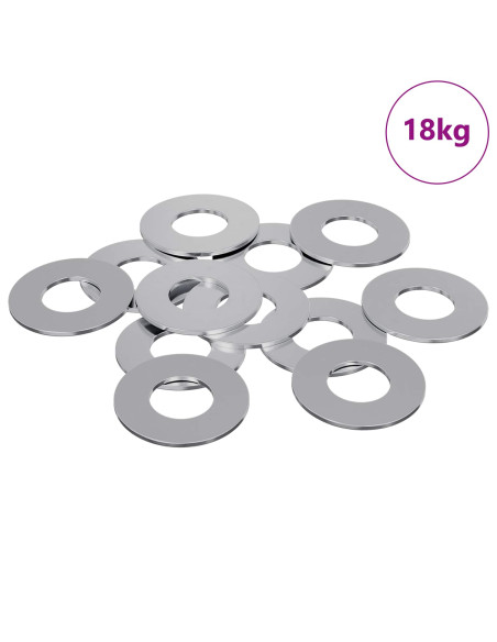 Rondelle 11842 pcs Argento Ferro