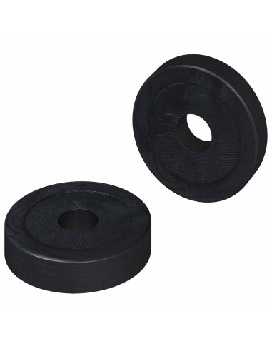 adatto per Rondella Piatta 2 pcs Nero ∅15 x 3 mm Copolimero PVC