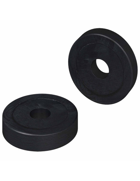 adatto per Rondella Piatta 2 pcs Nero ∅15 x 3 mm Copolimero PVC