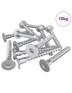 Viti confermat 5000 pcs Argento Metallo 2