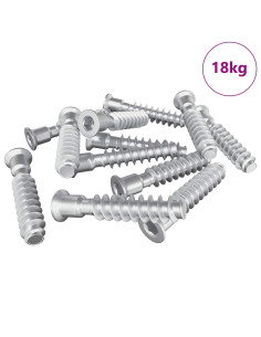 Vite a testa cilindrica 2900 pcs Argento Acciaio 2
