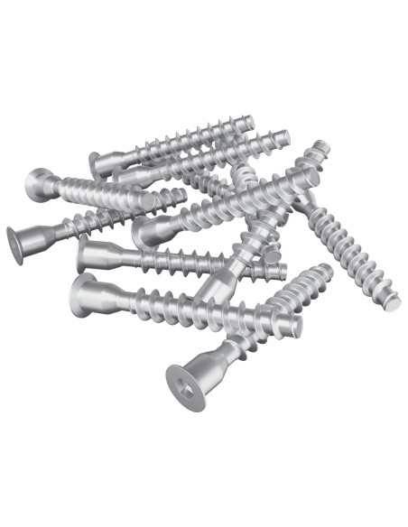 Viti confermat 2500 pcs Argento Metallo