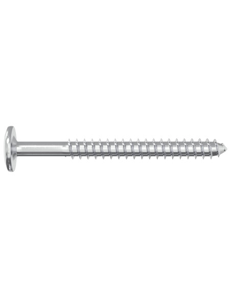 Viti in Legno 1350 pcs Argento Acciaio