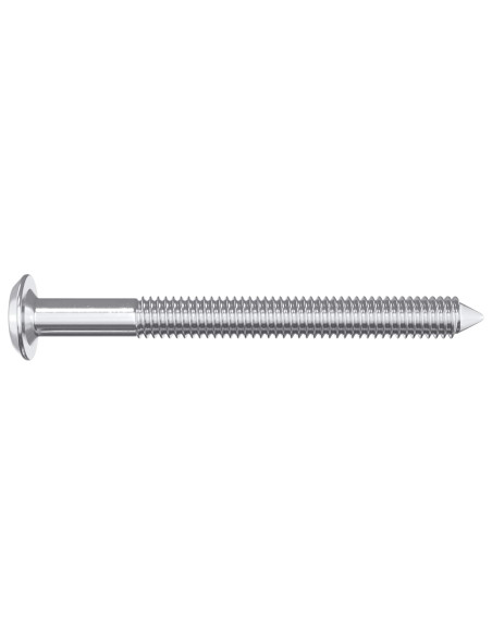 Viti per mobili 1600 pcs Argento Acciaio