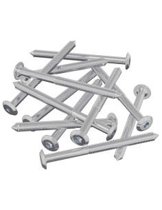 Viti per mobili 1200 pcs Argento Acciaio 2