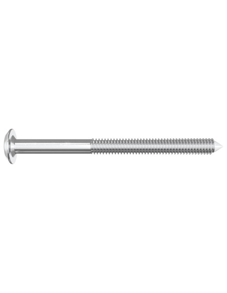Viti per mobili 1200 pcs Argento Acciaio