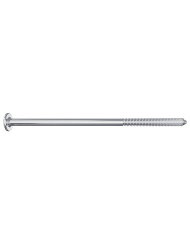Viti per mobili 12 pcs Argento M6 x 120 mm Acciaio