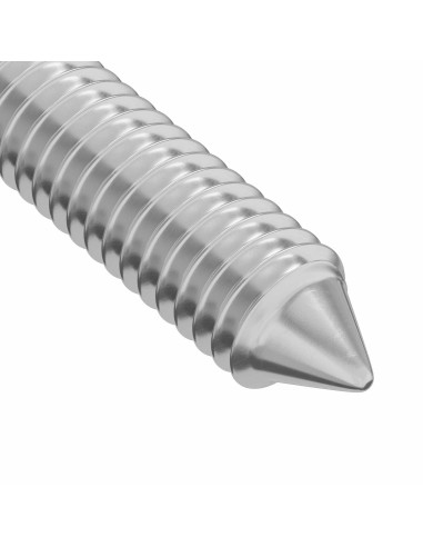 Vite 2 pcs Argento M6 x 50 mm Acciaio