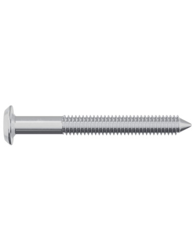 Vite 12 pcs Argento M6 x 50 mm Acciaio