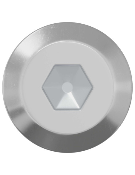 Vite 12 pcs Argento M6 x 60 mm Acciaio