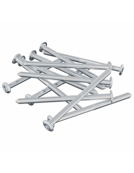 Vite 1200 pcs Argento M6 x 85 mm Acciaio