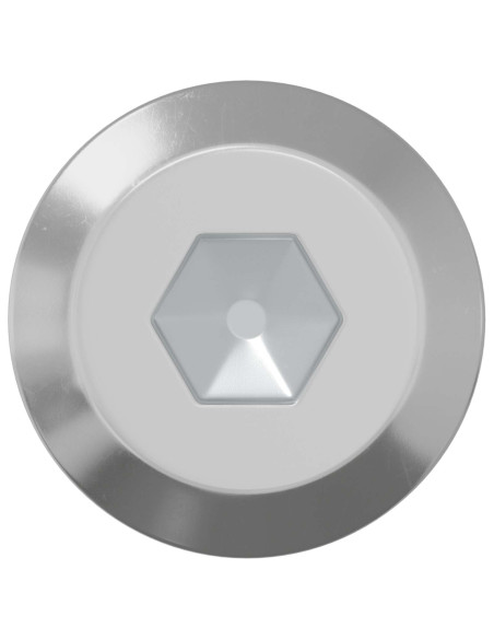 Vite 12 pcs Argento M6 x 100 mm Acciaio
