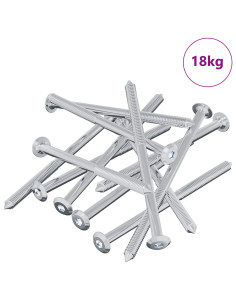 Vite 1000 pcs Argento M6 x 100 mm Acciaio 2