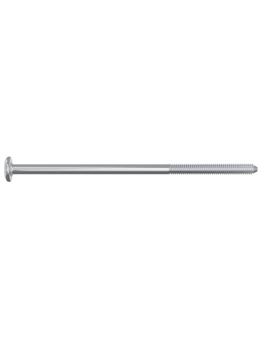 Vite 2 pcs Argento M6 x 120 mm Acciaio