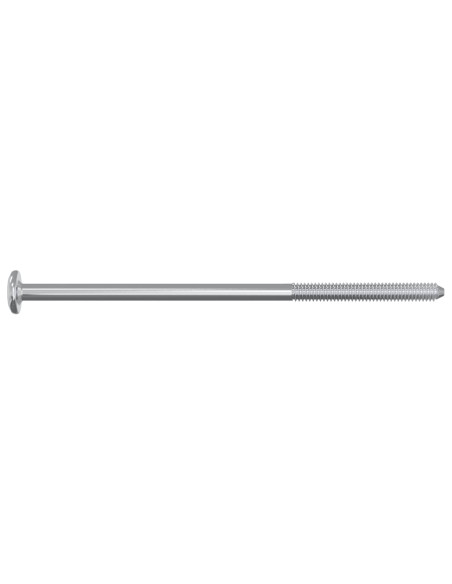 Vite 2 pcs Argento M6 x 120 mm Acciaio